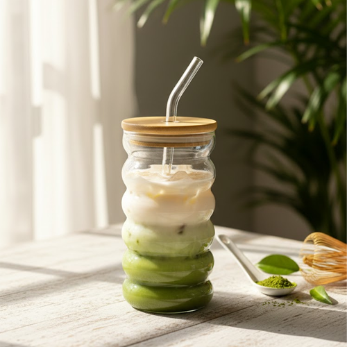 Coffee Mug with Straw- 6 Bubble - feature image