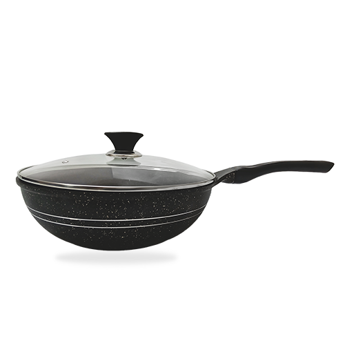 Sonex Eden Wok 26cm (Black & White) - Image 2